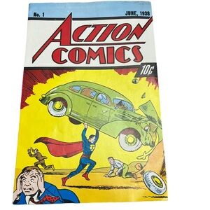 Number one issue June 1938 actions comic 1992 rare reprint